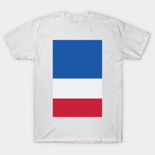 Glasgow Rangers Tricolour Design T-Shirt